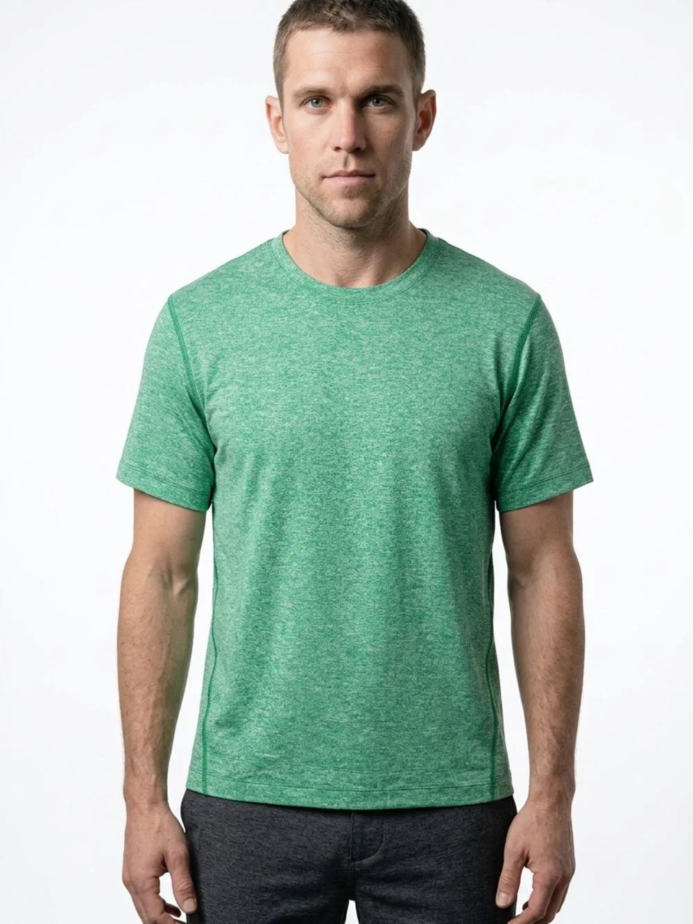 LULULEMON | Heather Green Crew Neck Athletic T-Shirt Men’s Size XX-Large